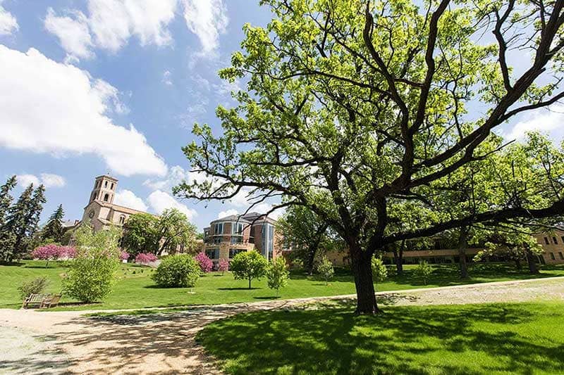 outside shot of st. kate campus