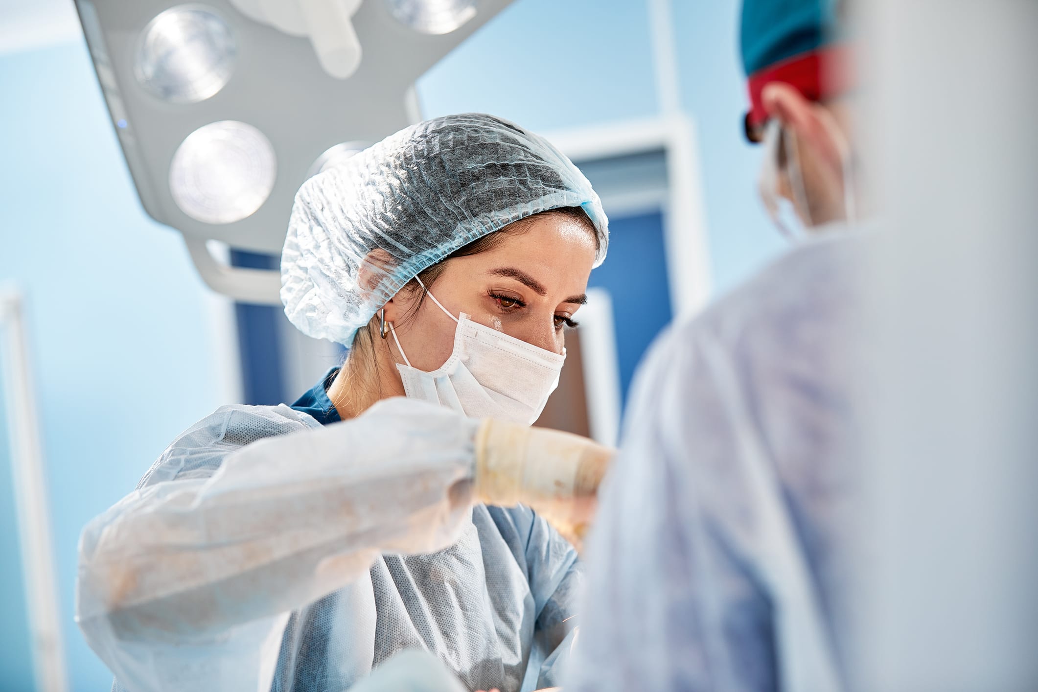 nurses in surgery room