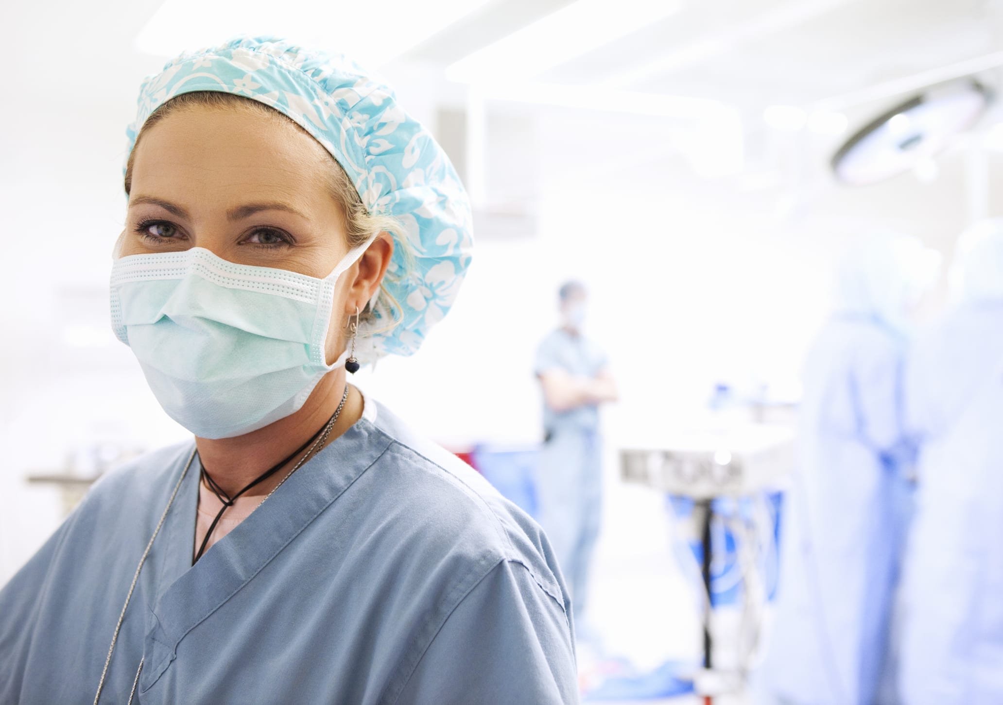 nurse in surgery room