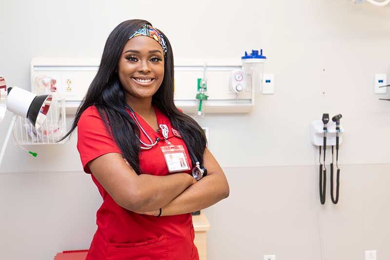 University of St. Thomas Houston nursing student