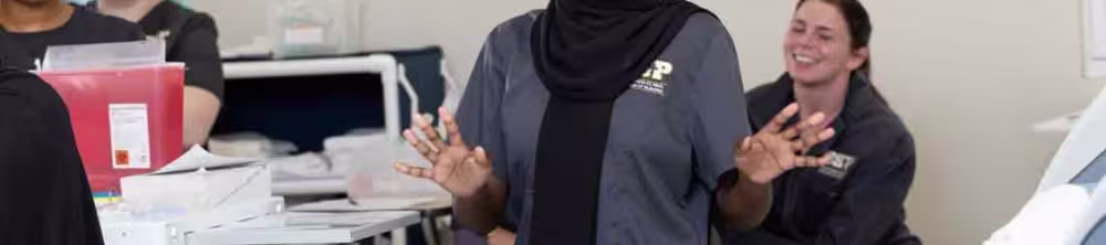 Nurses collaborating