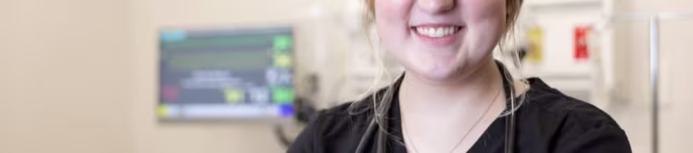 Harding nursing student posing