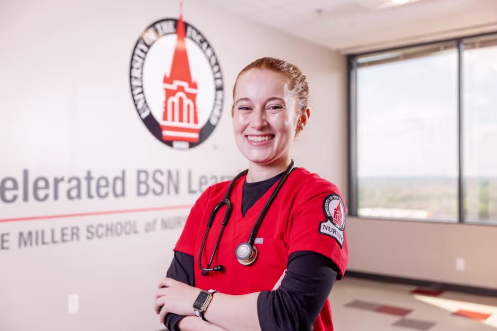 UIW nursing student