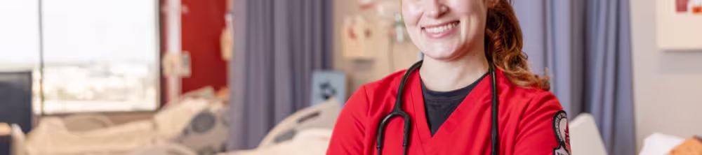 UIW nursing student posing