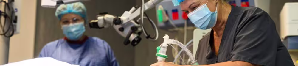Nurse Anesthetist During Operation