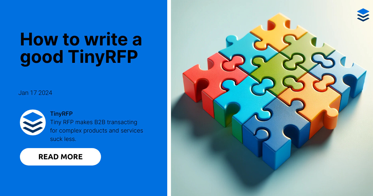 How to write a good TinyRFP