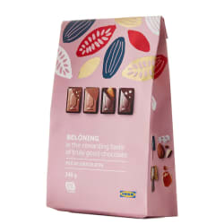 BELÖNING milk chocolate bar, oat and caramel Rainforest Alliance