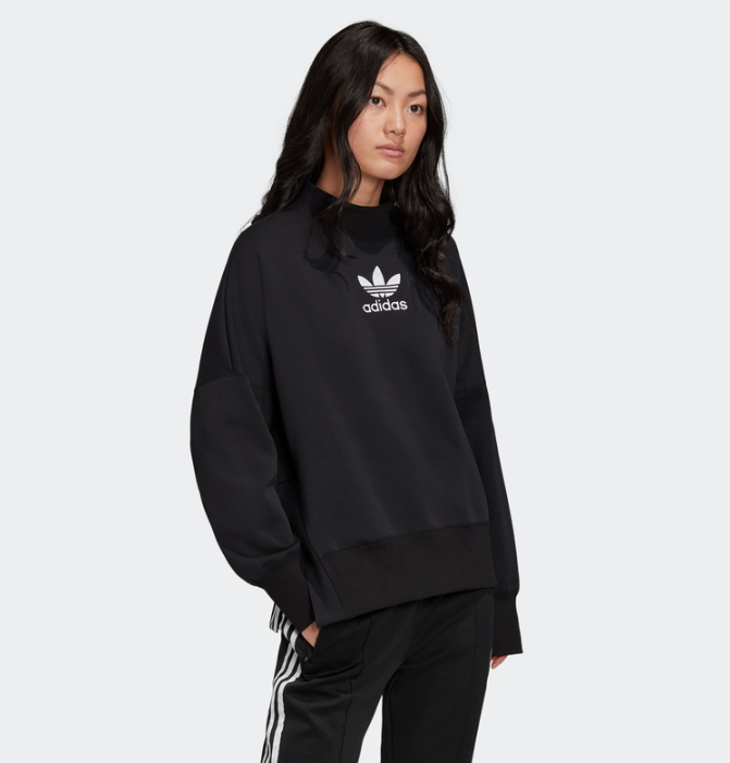 adidas boyfriend logo sweatshirt