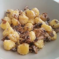 Gnocchi with mushrooms