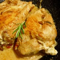 Pechuga de pollo rellena de pimientos asados ​​y Filadelfia paso 6