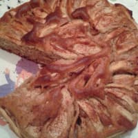 Torta di mele integrale e senza zucchero