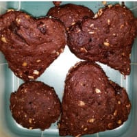 Biscotti avena,cacao e gocce di cioccolato