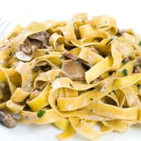 Pappardelle with mushrooms