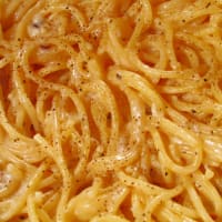 Spaghetti cheese and pepper