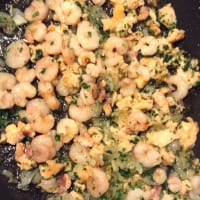 Trofie caseras de salmón con camarones y nueces paso 4