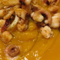 Calabaza y pulpo Calabaza y pulpo