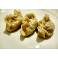 Jiaozi with vegetables, steamed dumplings Chinese