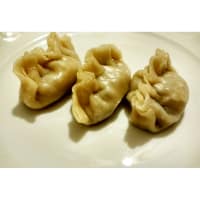 Jiaozi con verduras, albóndigas al vapor chinos