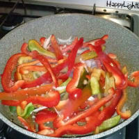 Chicken with peppers step 3