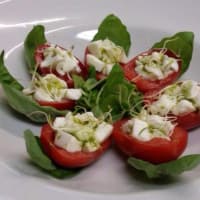 Small caprese with buffalo