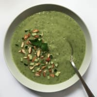 Gazpacho al cetriolo e avocado