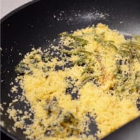 Lemon Spaghetti with breadcrumbs with herbs step 6