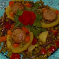 Albóndigas con verduras y patatas Albóndigas con verduras y patatas