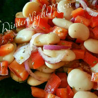 Insalata estiva di fagioli corona