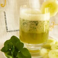 summer cucumber and mint drink