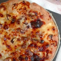 Pizza semiintegrale al gorgonzola