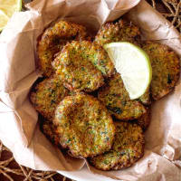 calabacín veganos buñuelos