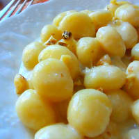 Gorgonzola gnocchi y las nueces