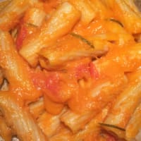 Pasta con calabaza y romero