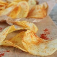 Crispy fries with paprika