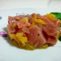 Tartare di tonno all'arancia