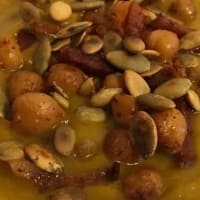 Sopa de calabaza y garbanzos con especias paso 3