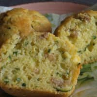 Muffin sausage and zucchini