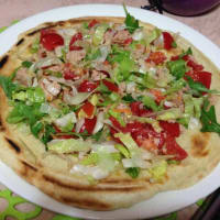 Pizza con verdure