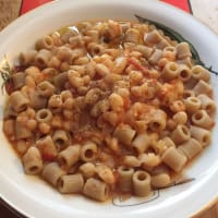 Pasta e fagioli cannellini