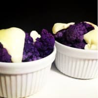 Purple cauliflower cream