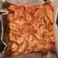 Focaccia chickpea baked with vegetables Focaccia chickpea baked with vegetables