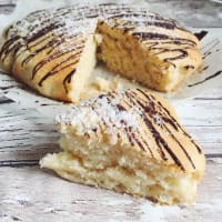 Torta vegana al cocco e cioccolato Torta vegana al cocco e cioccolato