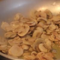 Paccheri with mushroom sauce step 4