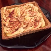 Apple tart with no fat