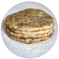 Tortitas de plátano con gluten ingredientes libres solamente dos paso 3