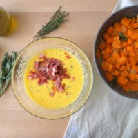 Frittata con calabaza al horno paso 3