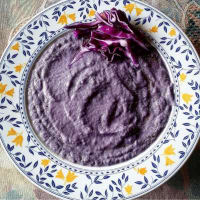 Cream of red cabbage