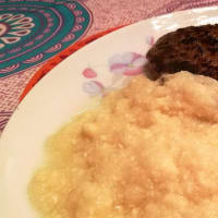salsa cipe: cebollas y queso de oveja salsa cipe: cebollas y queso de oveja
