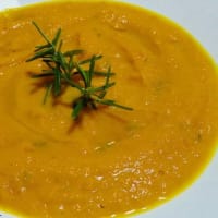 Crema de calabaza y zanahoria