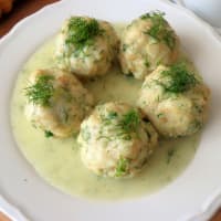 Fish Meatballs with sauce allaneto